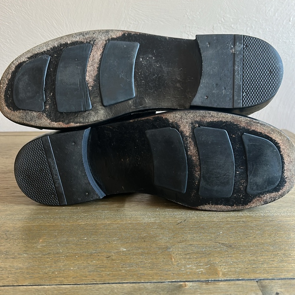 Vibram Fisherman Men's Black Braided Leather Sandals. Size 11. Made in Italy. - Picture 9 of 9